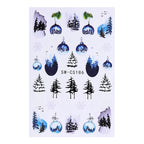 3D Christmas Cartoon Nail Art Stickers