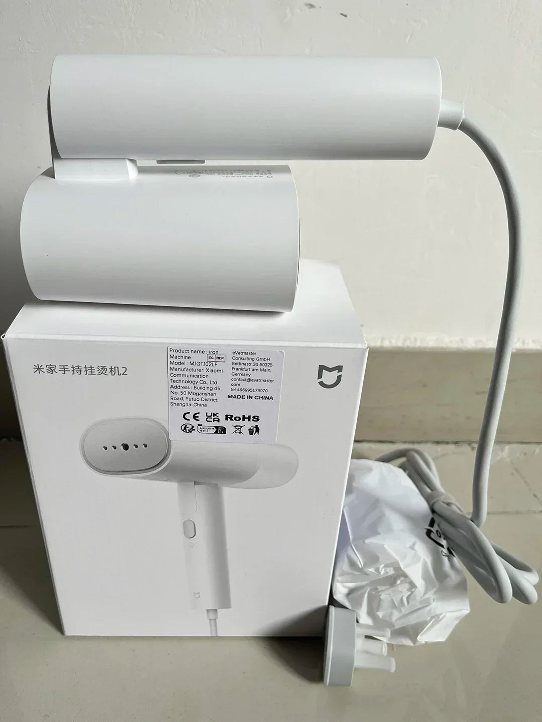 Mijia Garment Steamer 2 Foldable Handheld Portable Clothes Steam Iron