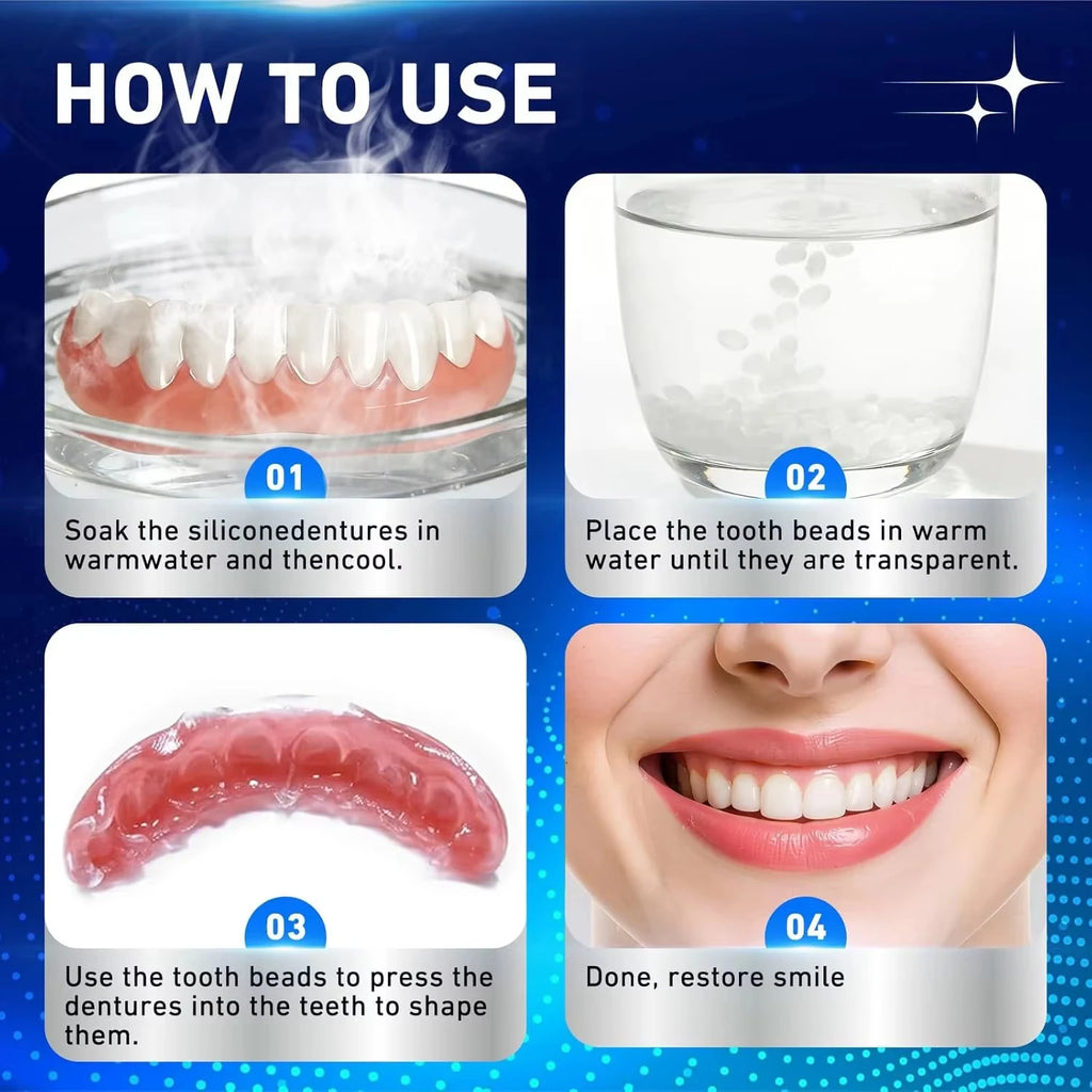 Custom Fit Temporary Dentures for Instant Smile Restoration