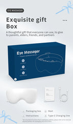 Smart Eye Massager with Cooling and Vibration for Eye Strain Relief