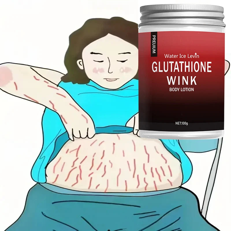 Water Ice Levin Glutathione Wink Body Lotion Moisturizing Cream 100g