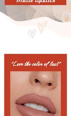 Matte Lipstick Long Lasting Waterproof Non Stick Cup Makeup