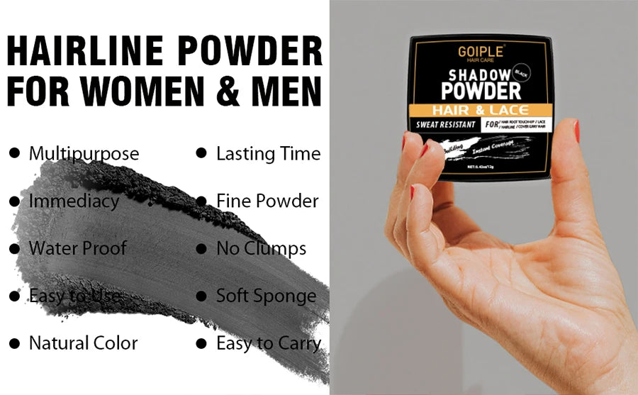 Goiple Hair Shadow Powder Hairline Filler and Gray Root Concealer - 8