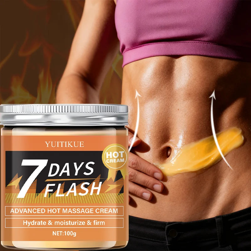 YUITIKUE 7 Days Hot Massage Cream Firming and Moisturizing Body Gel 100g