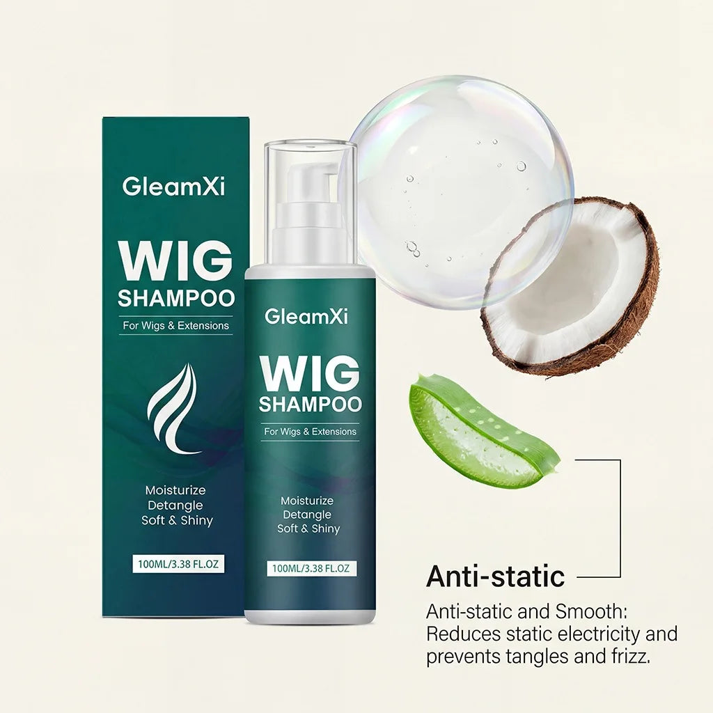 Moisturizing Wig Shampoo for Human Hair and Synthetic Extensions