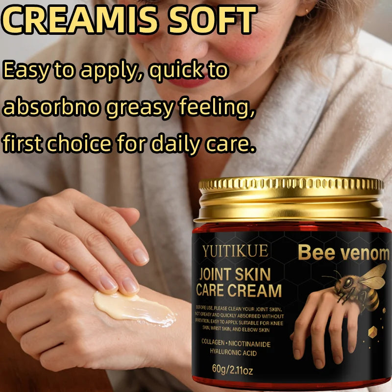 YUITIKUE Bee Venom Joint Cream Moisturizing Body Care Balm 60g