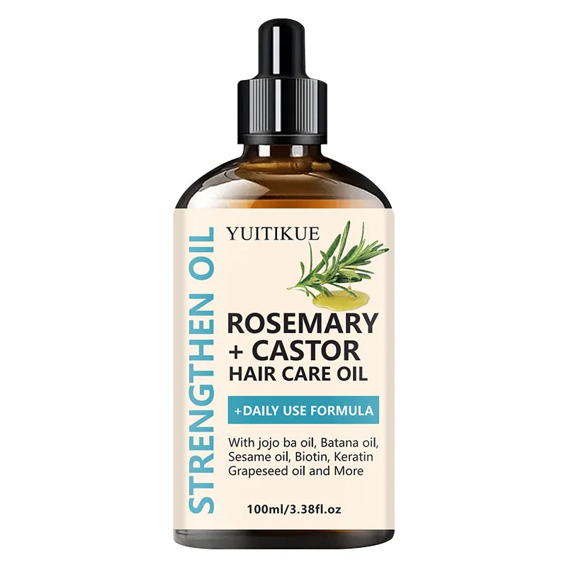 Rosemary and Castor Hair Strengthening Oil 100ml - 13