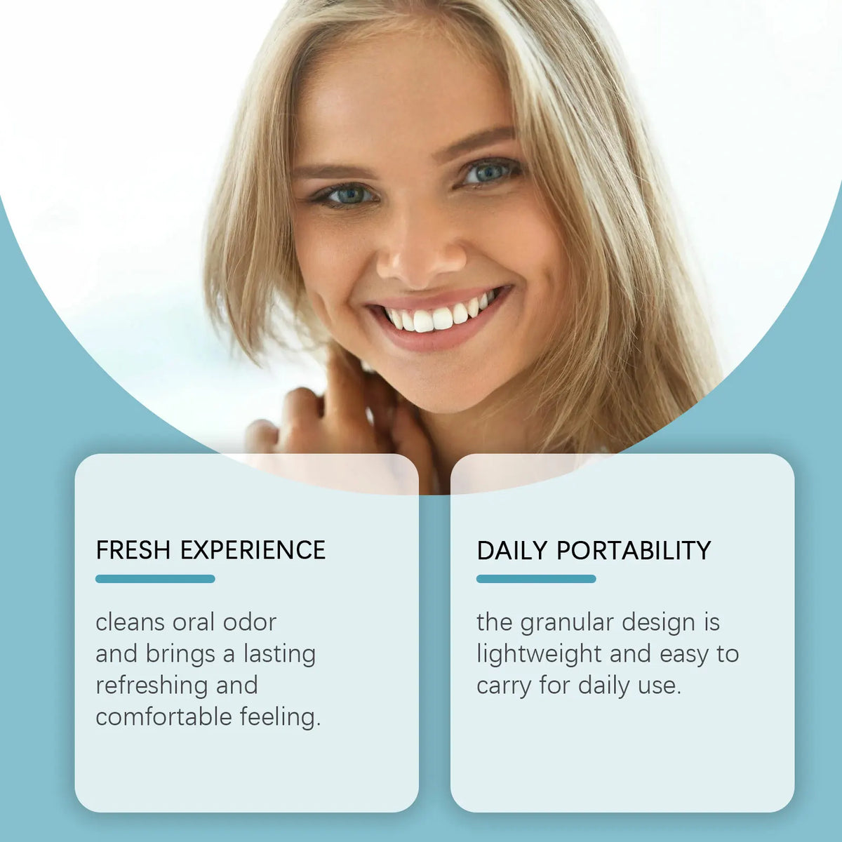 Probiotic Teeth Whitening Mouthwash Tablets for Fresh Breath