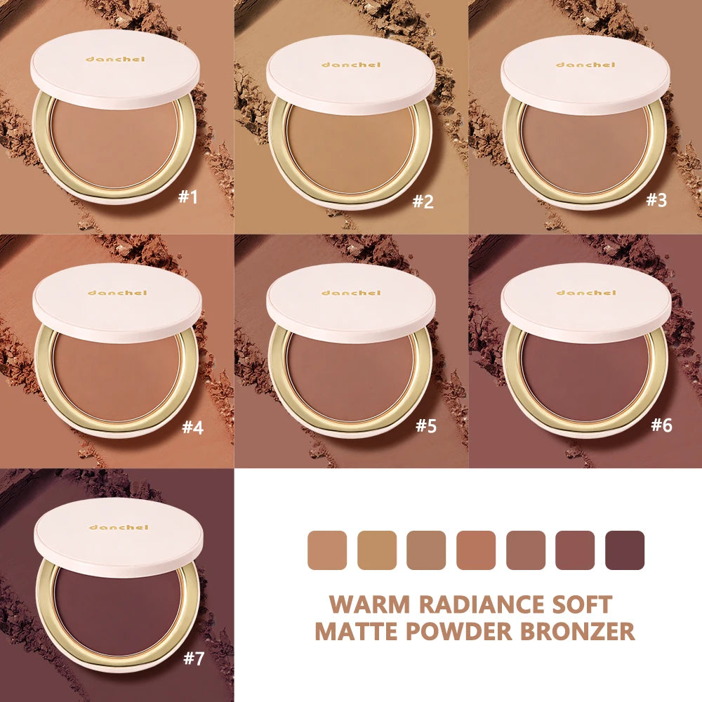 Soft Matte Bronzer Powder for Natural Face Contouring