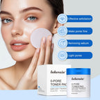 Pore Refining Toner Pad and Pink Peptide Facial Serum Set