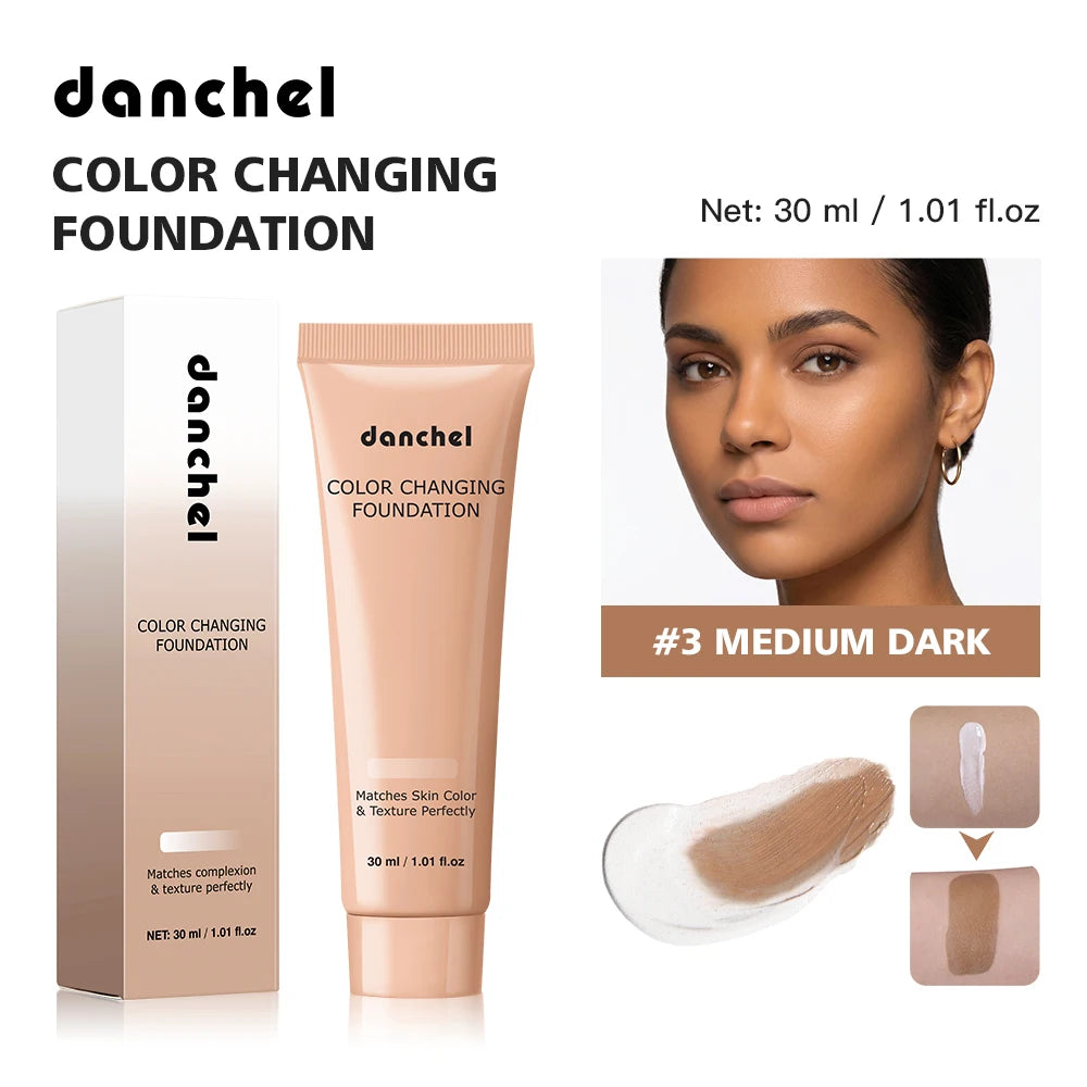 Color-Changing Liquid Foundation for Flawless Skin Tone