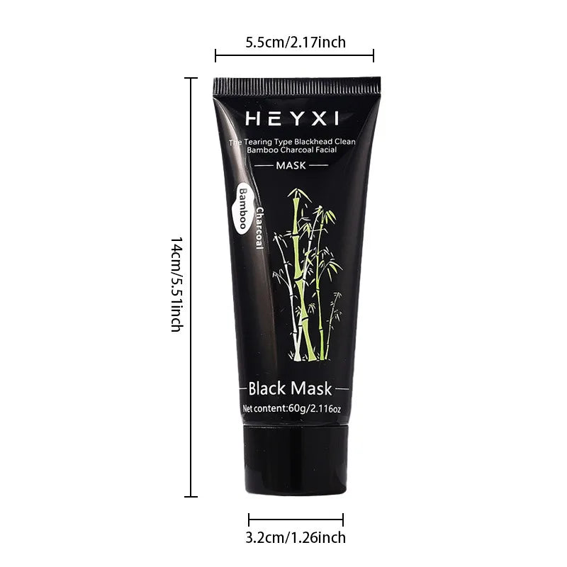 HEYXI Bamboo Charcoal Peel Off Facial Mask for Deep Pore Cleansing