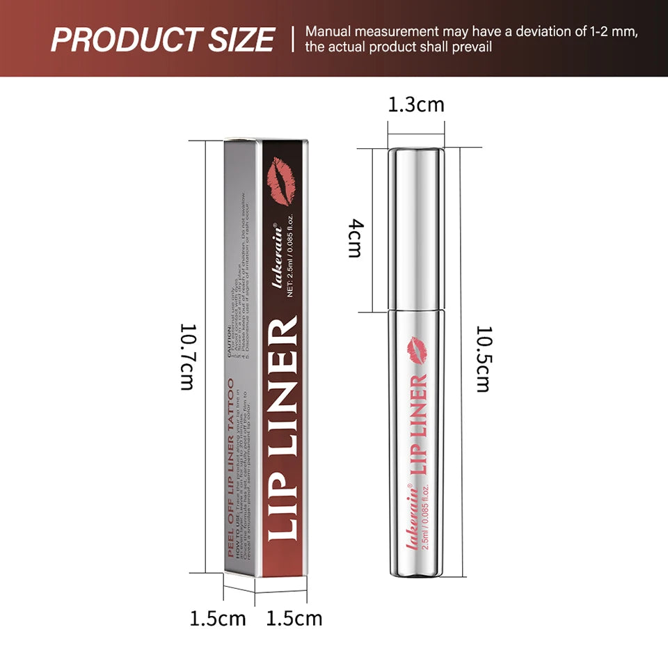 Peel-Off Tattoo Lip Liner Stain