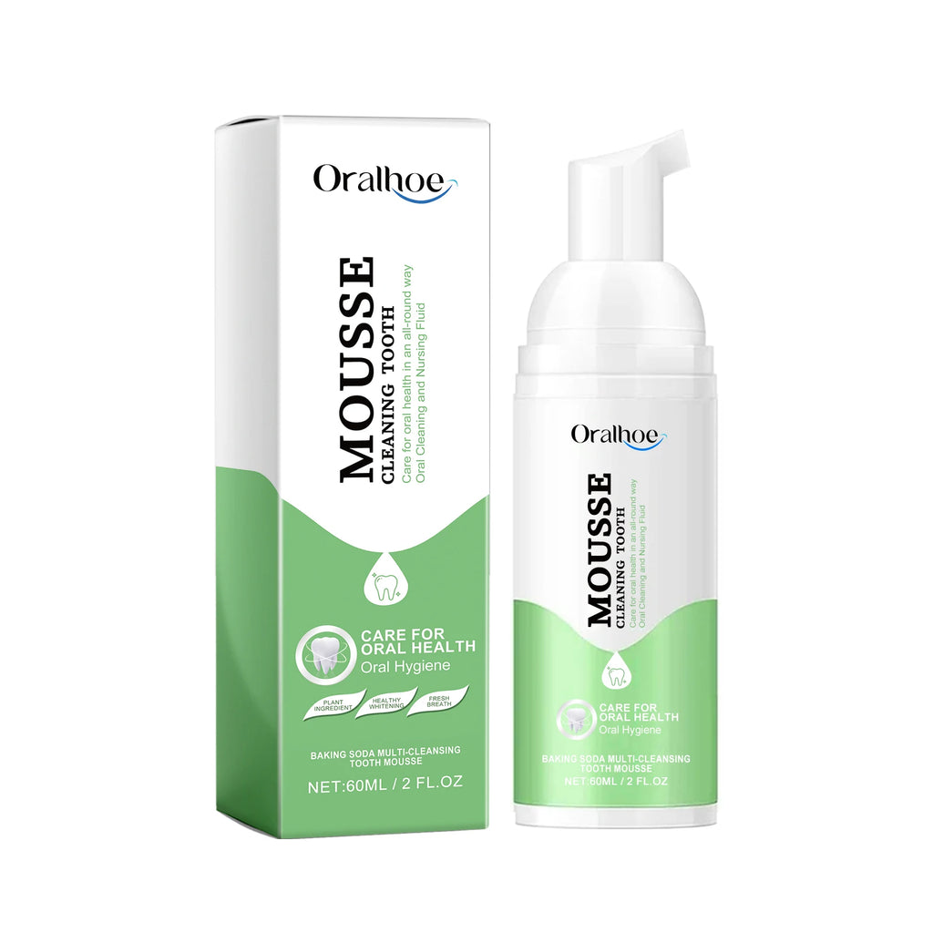 Whitening Foaming Toothpaste for Stain Removal and Fresh Breath