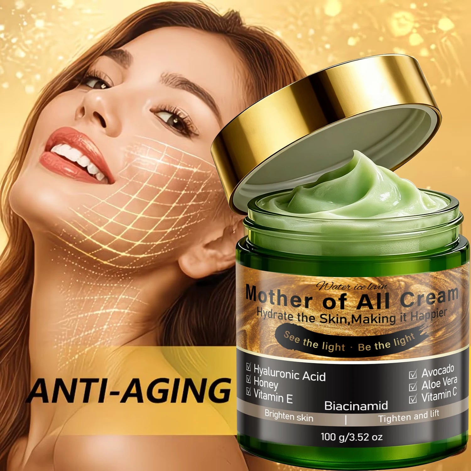 Hydrating Firming Face Cream with Honey and Niacinamide Daily Moisturizer - 6