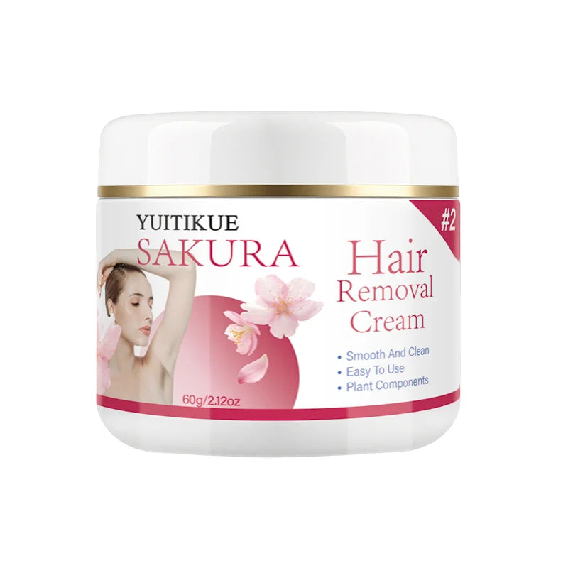 Sakura Plant-Based Hair Removal Cream 60g