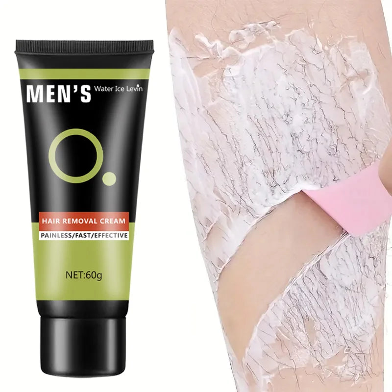 Water Ice Levin Mens Hair Removal Cream Gentle Depilatory 60g - 8