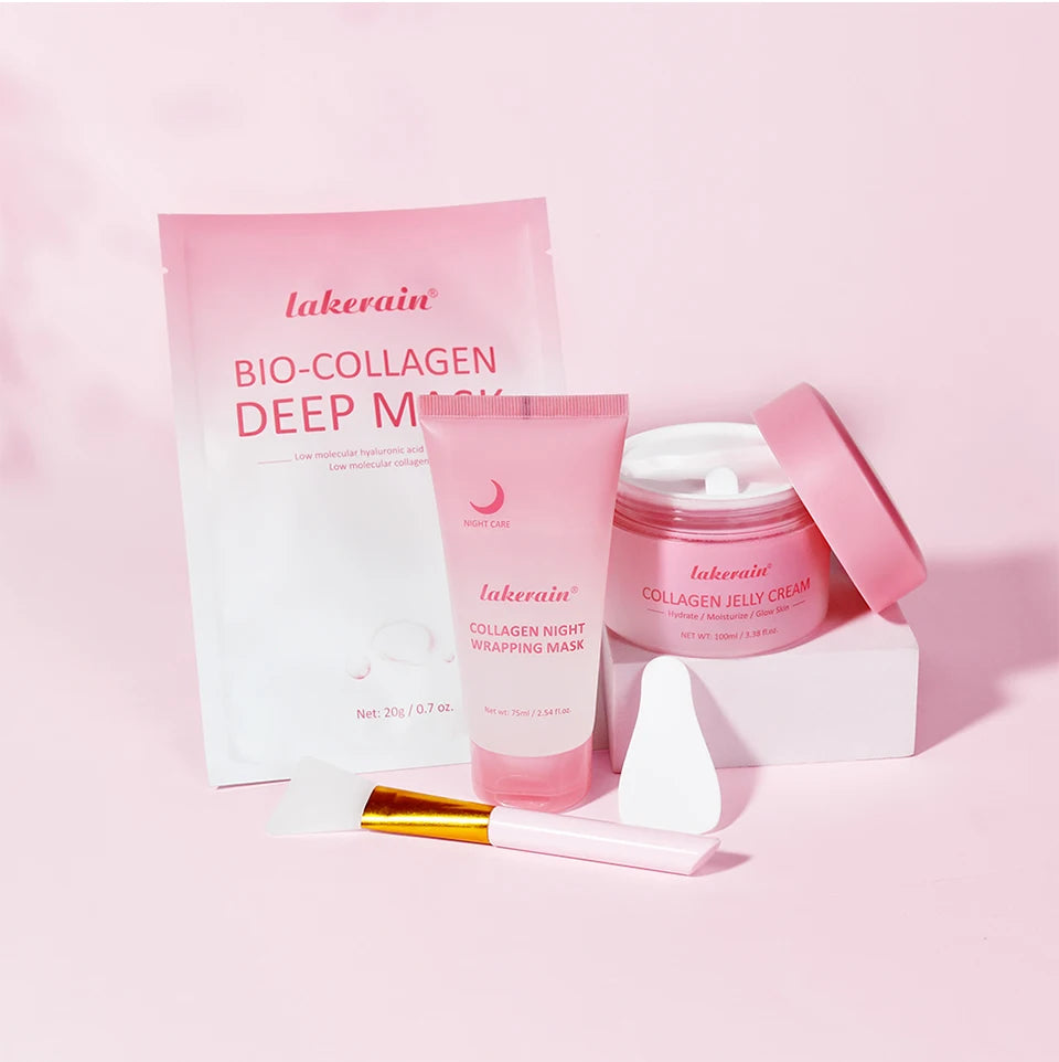Collagen Face Skincare Set for Deep Nourishment and Repair - 18