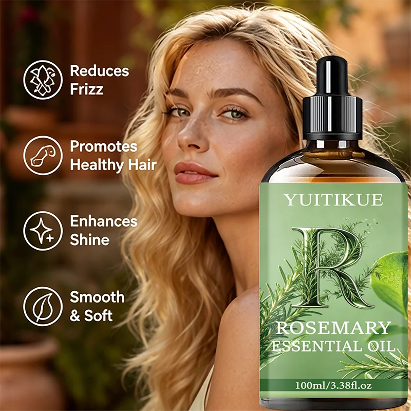 YUITIKUE Rosemary Hair Essential Oil Deep Nourishing Scalp Treatment 100ml - 10