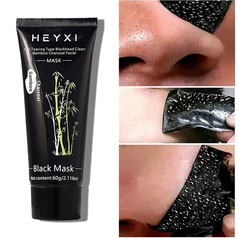 HEYXI Bamboo Charcoal Peel Off Facial Mask for Deep Pore Cleansing - 11