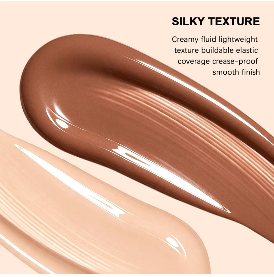 Full Coverage Waterproof Liquid Concealer for Dark Circles and Blemishes