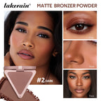 Matte Bronzing Powder for Face Contouring and Shading