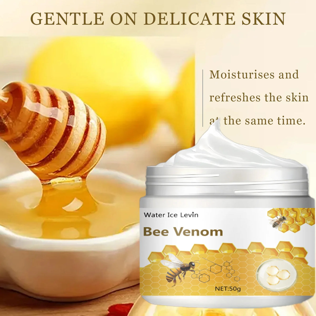 Bee Venom Moisturizing Face and Body Cream Anti Aging Skincare