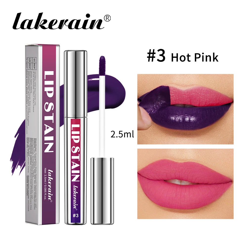 Waterproof Peel-Off Lip Stain for Long-Lasting Matte Color