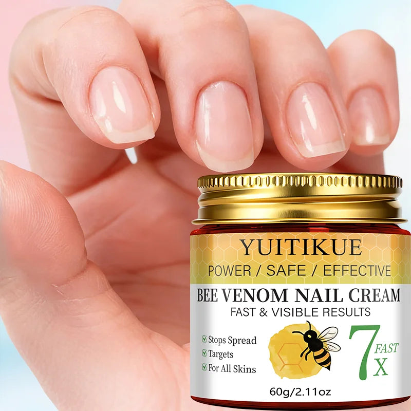 YUITIKUE Bee Venom Nail Repair Cream - Strengthening Nail Care Treatment