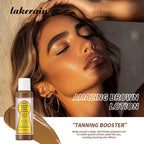 Sunless Tanning Body Lotion for Deep Bronze Glow