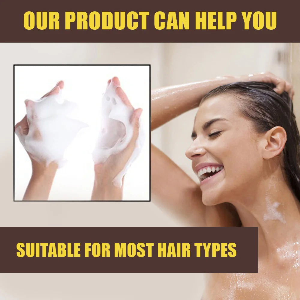 3-in-1 Brown Hair Color Shampoo 100ml - 7