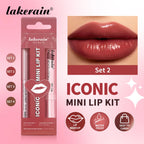 3-Piece Waterproof Matte Lipstick and Lip Liner Makeup Set