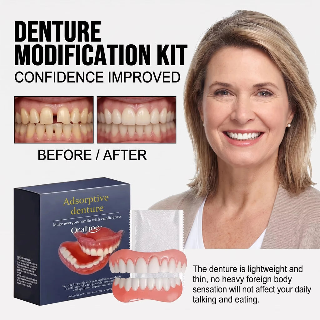 Comfort Fit Silicone Dentures for Natural Smile