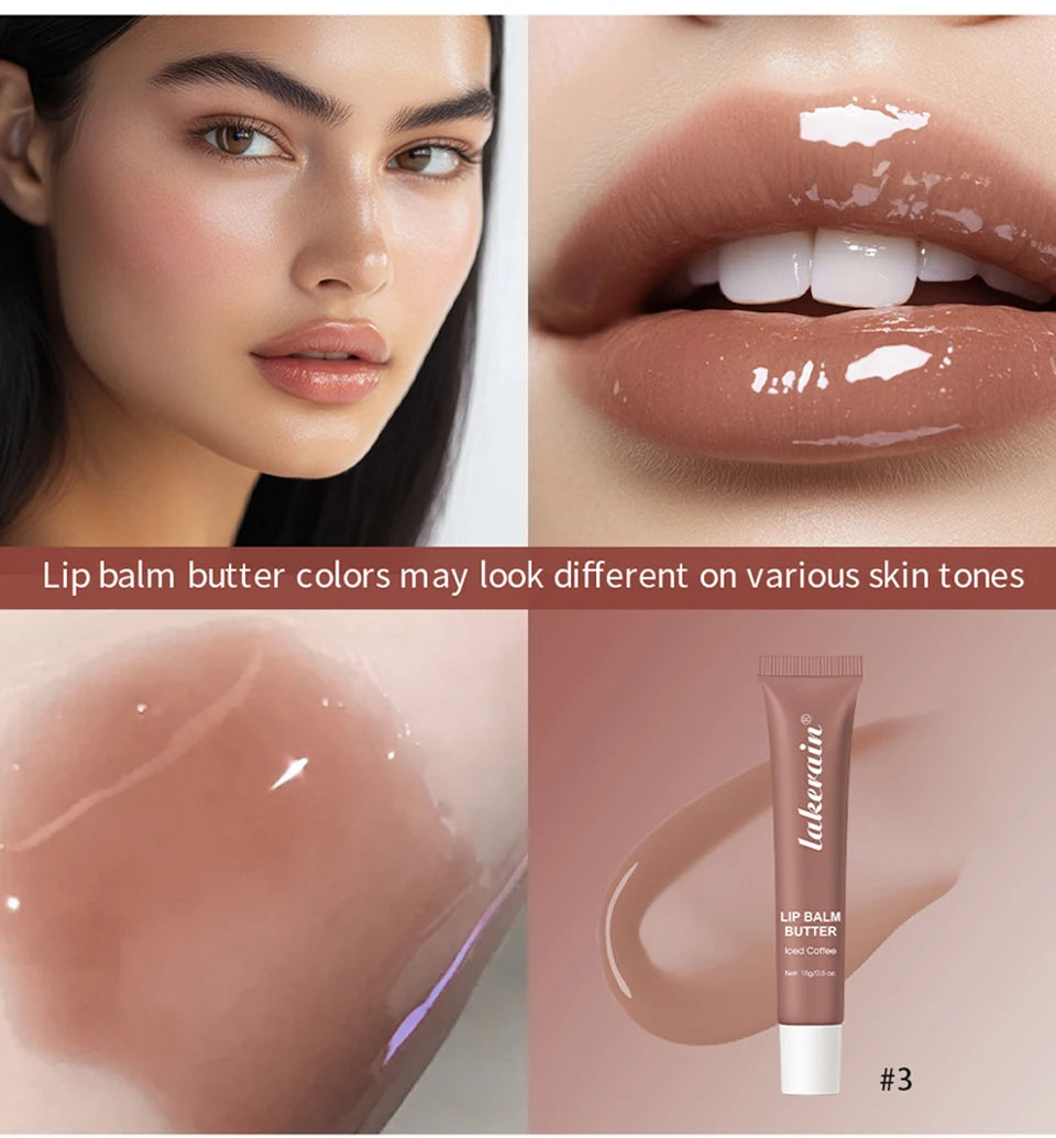 Hydrating Moisturizing Lip Balm Butter for Soft Glossy Lips