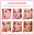 Waterproof Matte Liquid Blush with Built-in Applicator