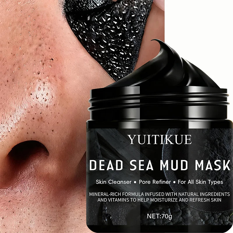 YUITIKUE Bamboo Charcoal Mask 70g Blackhead Remover Pore Cleanser