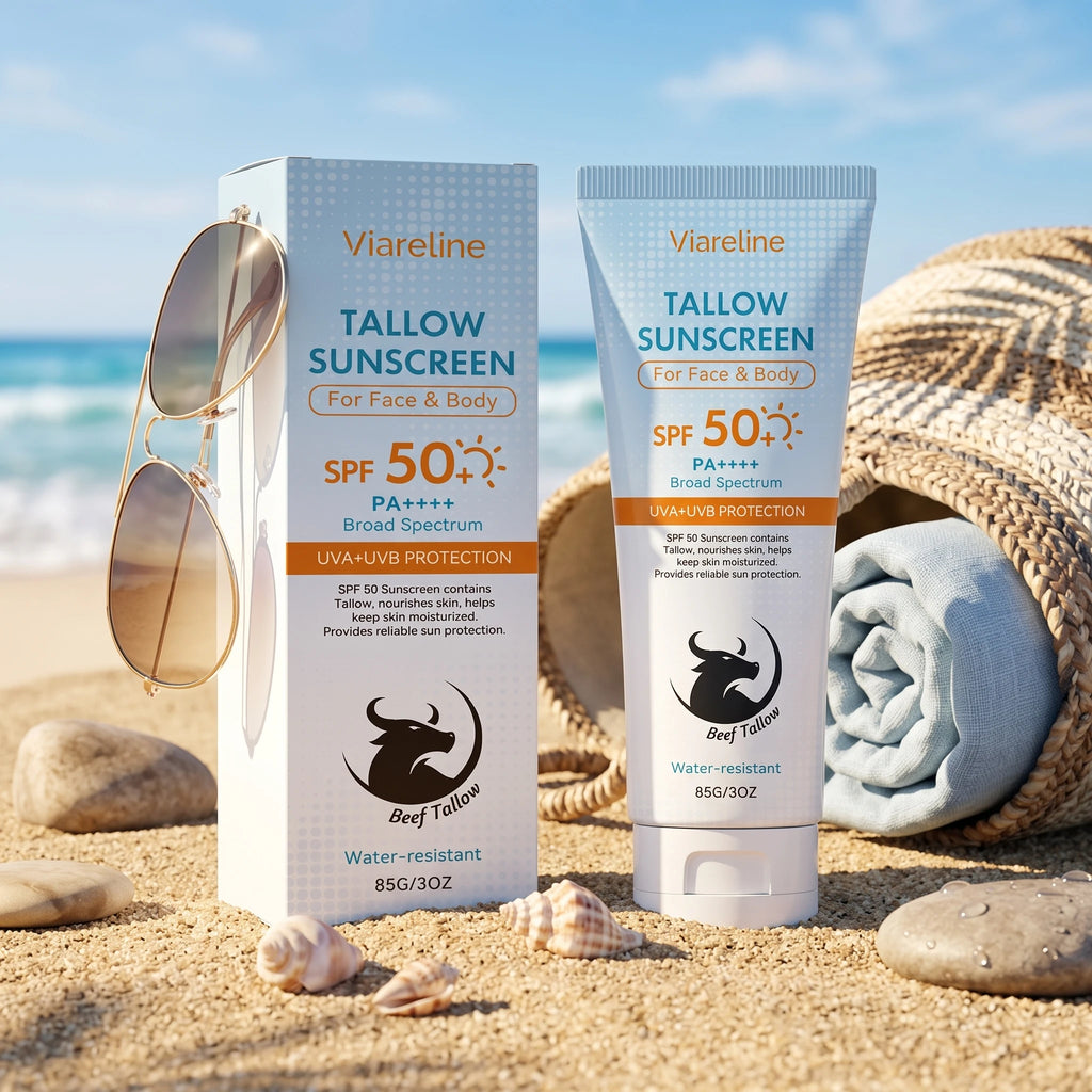 SPF 50 Tallow Sunscreen for Face and Body