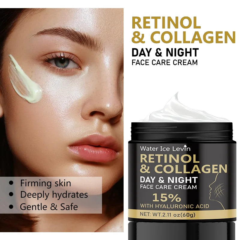 Retinol Collagen Face Cream Vitamin C Moisturizer for Anti Aging
