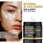 Retinol Collagen Face Cream Vitamin C Moisturizer for Anti Aging