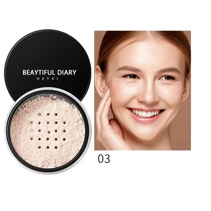 Beautiful Heyxi Loose Setting Powder Lightweight Waterproof Makeup