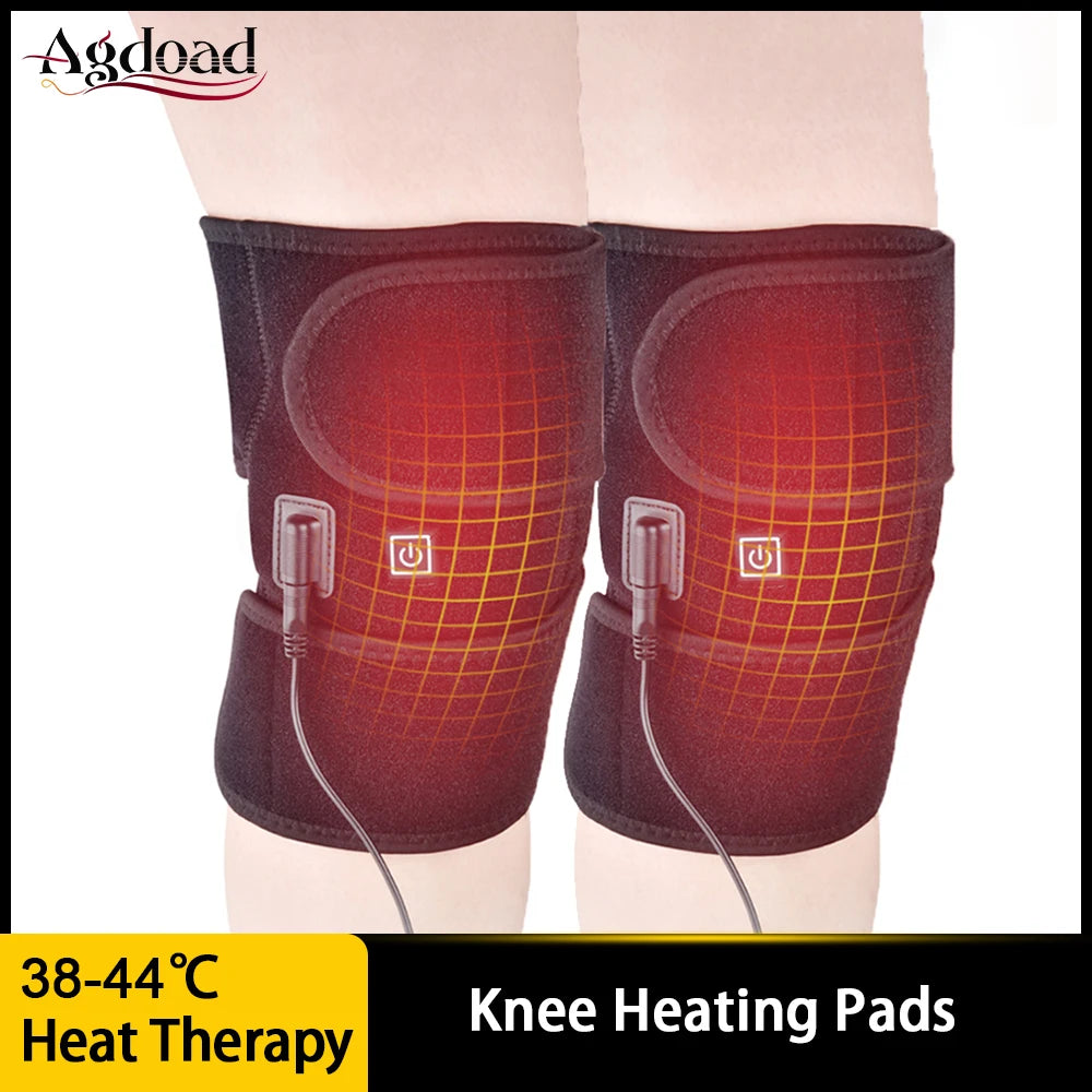 Electric Heated Knee Brace Support for Joint Relief - 1