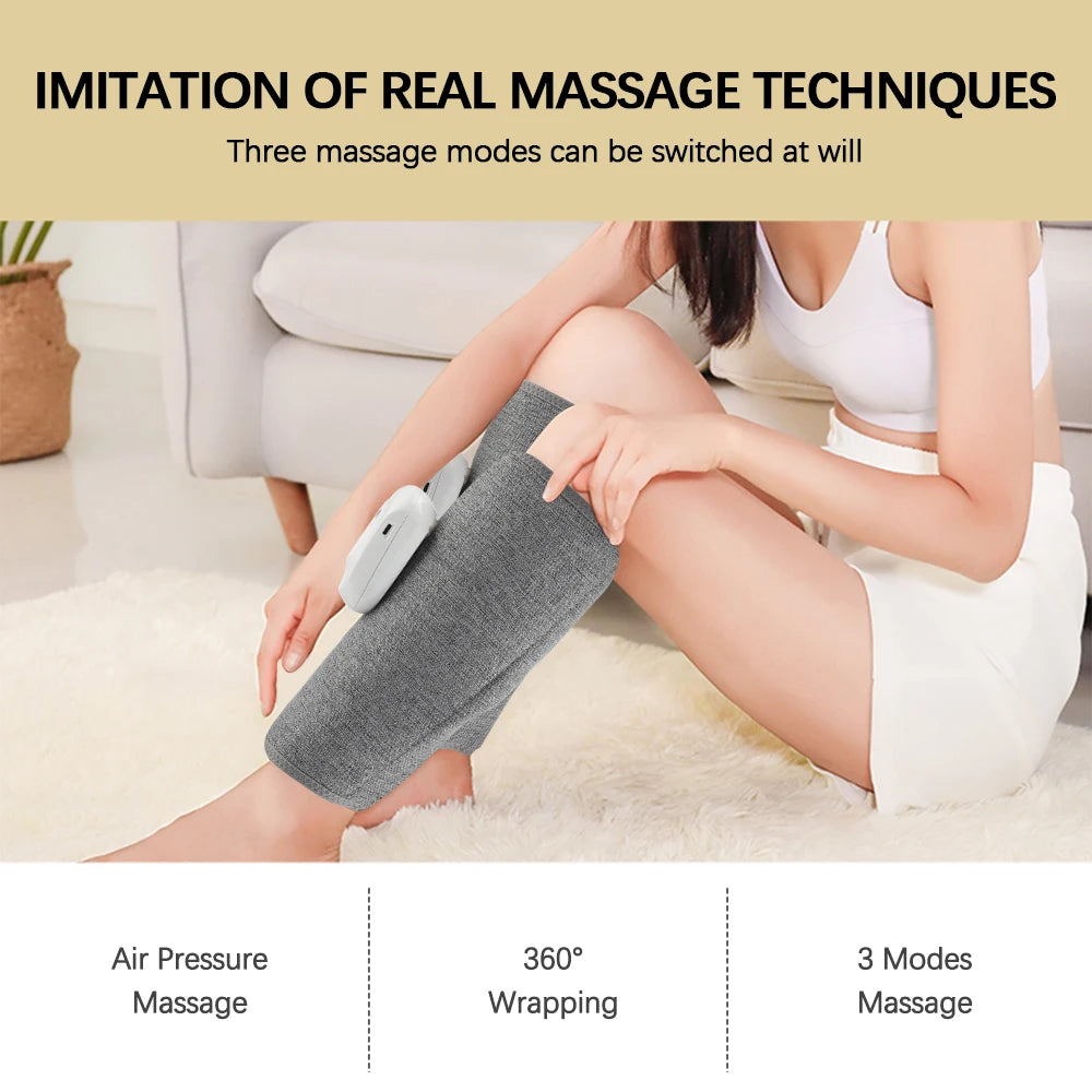 Wireless Air Compression Calf Massager for Leg Pain Relief - 3
