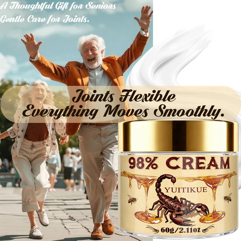 YUITIKUE Scorpion Bee Venom Cream Soothing Skin Nourishing Balm 60g
