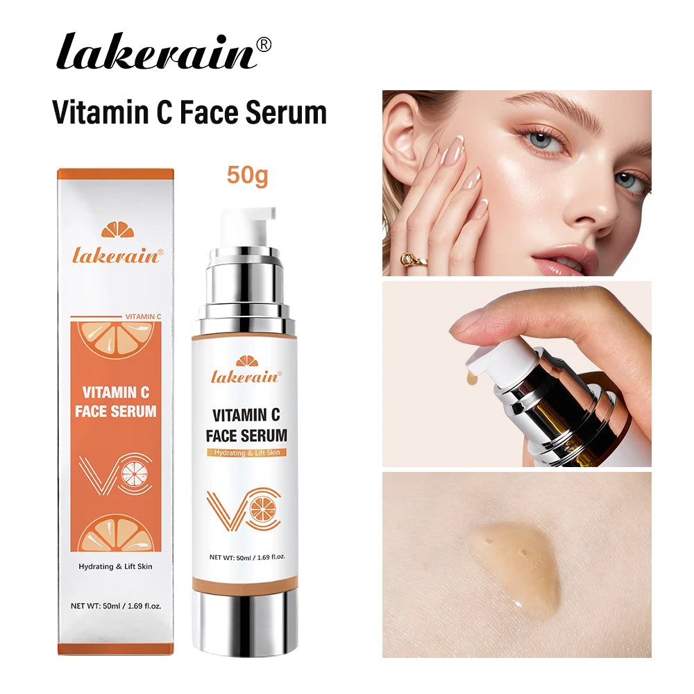 Brightening Vitamin C Face Serum for Hydration and Anti-Aging