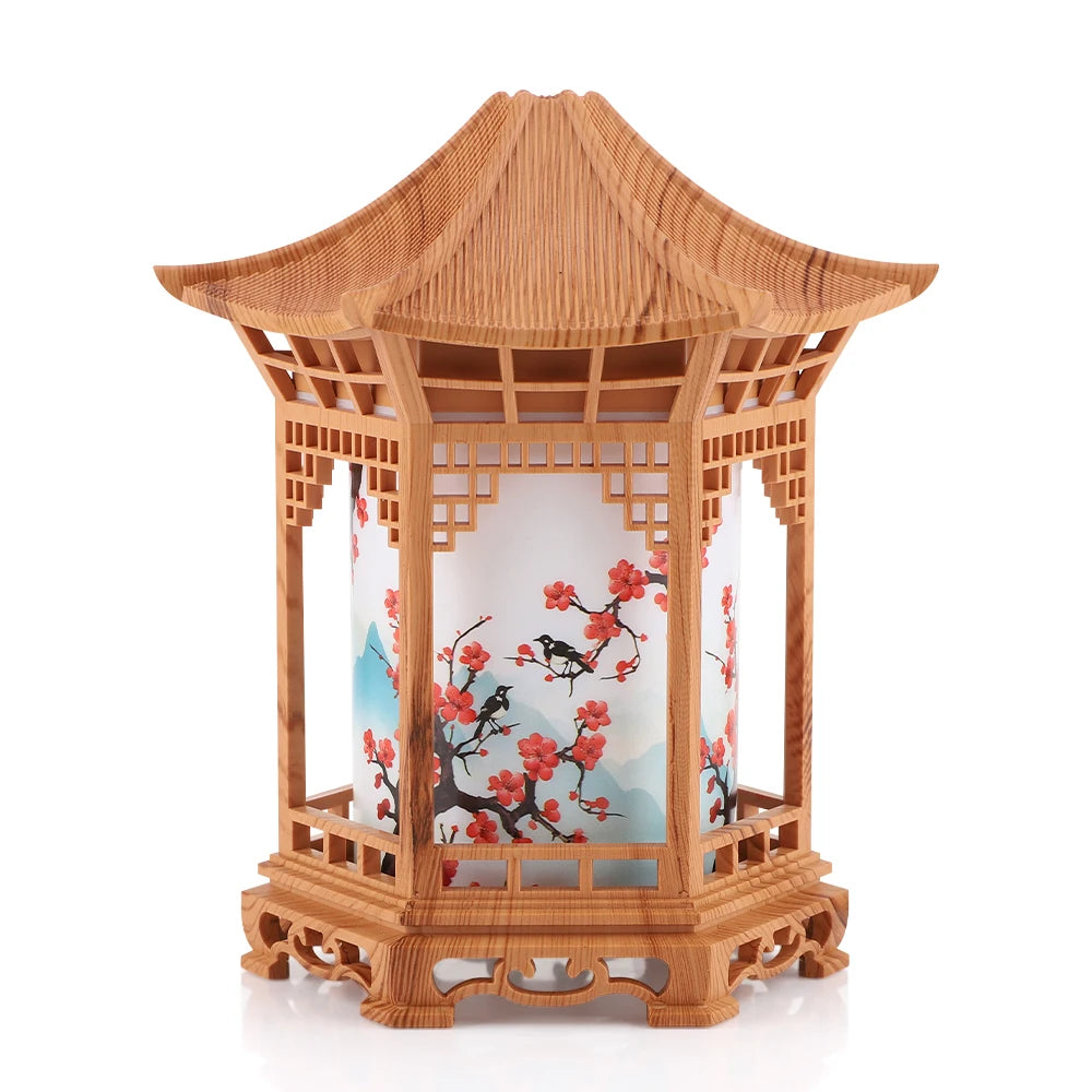 Portable Ultrasonic Pavilion Humidifier with Night Light