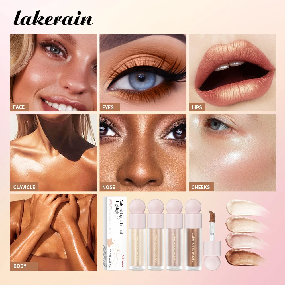 Liquid Highlighter for Radiant Glow and Natural Skin Brightening