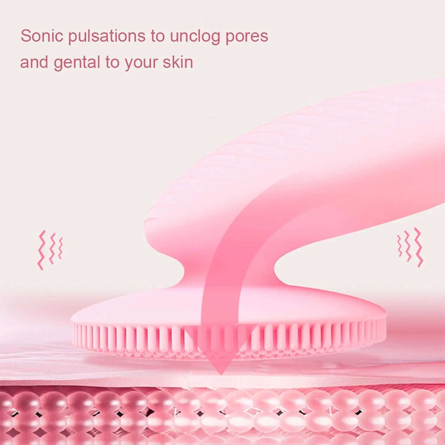 Electric Silicone Facial Cleansing Brush for Deep Pore Exfoliation - 3