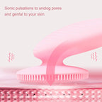 Electric Silicone Facial Cleansing Brush for Deep Pore Exfoliation
