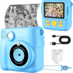 Instant Print Camera for Kids with Video and Digital Zoom
