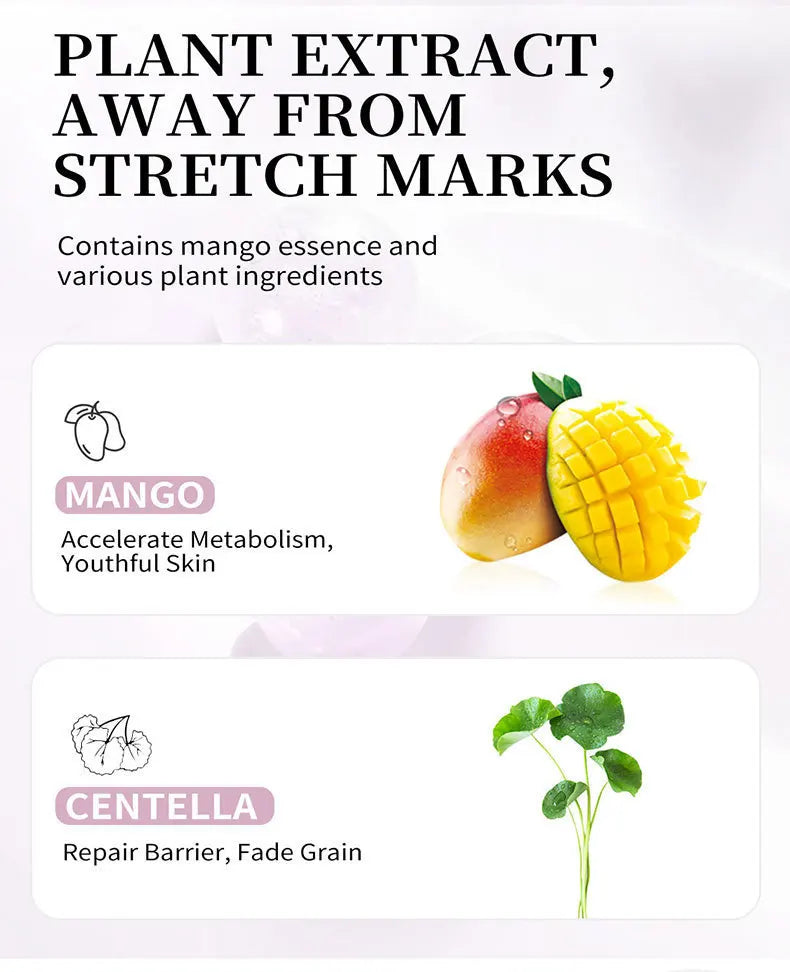 Mango Stretch Mark Cream and Repair Oil for Maternity Skin Care